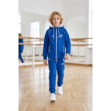 Pina Kids Erkek Çocuk Scuba Atheletic Reglan Kol Kapüşonlu Dalgıç Kumaş Eşofman Takımı ESF7028