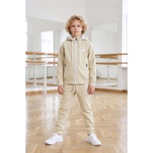 Pina Kids Erkek Çocuk Scuba Atheletic Reglan Kol Kapüşonlu Dalgıç Kumaş Eşofman Takımı ESF7028