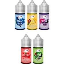 Efe Pastacılık Doğal Sıvı Gıda Boyası 5X35 gr Mavi Sarı Mor Kırmızı Yeşil
