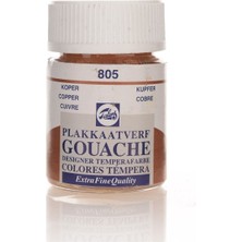 Talens Gouache Jar Guaj Boya 16ml Copper (10 Lu Paket)