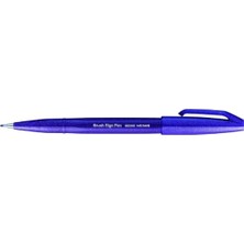 Pentel Brush Sing Fırça Uçlu Kaligrafi Kalemi Violet (10 Lu Paket) Ses15C-Vx