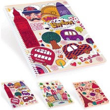 Keskin Color Defter Pattern A4 120 Yaprak Çizgili Plastik Kapak Spiralli (2 Li Paket) 323151-99