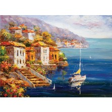 Keskin Color Puzzle 48X68Cm 1000 Parça Sahilde Yelkeni