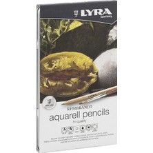Lyra Rembrandt Aquarell Suluboya Kalemi Metal Kutu 12 Renk