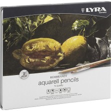 Lyra Rembrandt Aquarell Suluboya Kalemi Metal Kutu 24 Renk