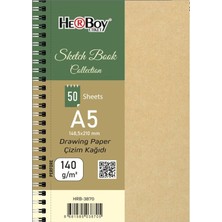 Herboy Eskiz Defteri A5 140 Gr 50 Yaprak Sketchbook Collection HRB-3870