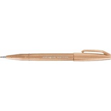 Pentel Brush Sing Fırça Uçlu Kaligrafi Kalemi Pale Brown (10 Lu Paket) Ses15C-E2X