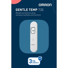 Omron Alından 730 Model Temassız Ateş Ölçer Beyaz Kızılötesi Teknoloji ile Hızlı Ölçüm