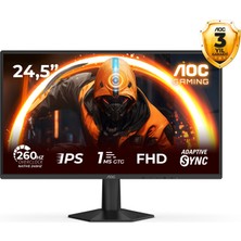 Aoc 24G50Z2 23.8″ 260Hz 0.3ms Fast IPS Adaptive Sync HDR10  Fhd Siyah Gaming Monitör