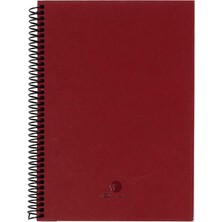 Keskin Color Spiralli Defter Sert Kapak Bordo 17X24 60 Yaprak Not Defteri 410116-99