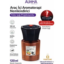 Forestia Araç Kokusu ve Nemlendirici Difüzör - 120ML Ebony Esanslı - USB Şarjlı Aromaterapi & Harika Oto Koku