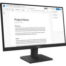 Lenovo 21.5” Thinkvision S22-4E 64CBKAT6TK 100Hz 4ms Full Hd IPS Monitör