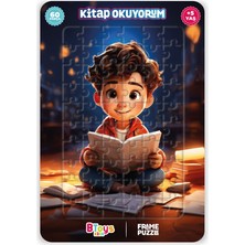 BToys Kitap Okuyorum - Frame Puzzle - 60 Parça 