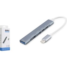Hadron Hdx7896G Type-C Pd Hub 5 Port 480 Mbps 20W Gri