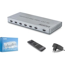 Hadron Hdx1435 Hdmi Video Wall Controller Kumandalı 4K 6 Ekran Gri