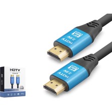 Nodar Nd4052 Hdmi 2.0 Kablo 4K 60 Hz Od 8.0 Mm 5 Metre Siyah Mavi
