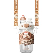 Vagon Diller Boyun Askılı Tritan Matara (Suluk) 580 Ml (Karışık Renk, 1 Adet)