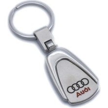 İdeal Aksesuar Audi Metal Oval Anahtarlık Şık Kaliteli Aksesuar Çanta Araba New