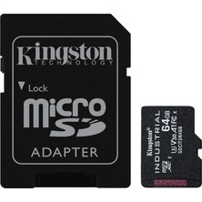 Kingston Sdcıt2-64Gb 64Gb Microsdxc Industrial C10 A1 Pslc Card + Sd Adapter Hafıza Kartı