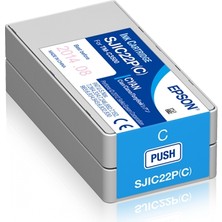 Epson TM-C3500 Cyan Mavi Mürekkep Kartuş SJIC22P(C) S020602