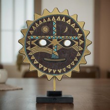 Anadolia Şaman Güneş Mask Dekoratif Obje