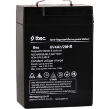 Ttec 6V 4 Ah Bakımsız Kuru Akü