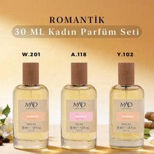 Mad Parfüm Mad Romantik Selective Kadın Parfüm Seti– 30 ml Üçlü Set