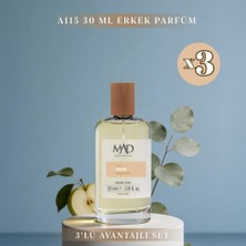 Mad Parfüm 3 Adet 30 ml A115 Erkek Parfüm Seti