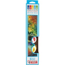 Südor Boya Südor Akrilik Boya 6 Renk Takım 20ML