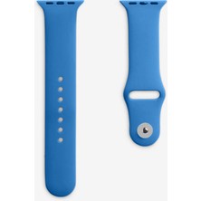 Quse Apple Watch Series SE/11/10/9/8/7/6/5/4/3 42mm-41mm-40mm-38mm Uyumlu S/m Spor Silikon Kordon Kırmızı