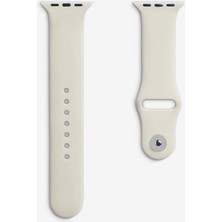 Quse Apple Watch Series SE/11/10/9/8/7/6/5/4/3 42mm-41mm-40mm-38mm Uyumlu S/m Spor Silikon Kordon Yıldız Işığı