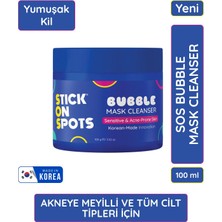 Stick On Spots Bubble Mask Cleanser - (Stick On Spots köpüren Kil Maskesi ve Yüz Temizleyici)