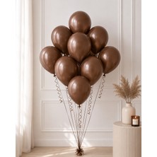 Cansüs Can Süs 10 Adet Pastel Balon-Kahverengi