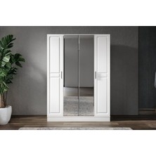 Doressa Lesse 4 Kapılı Aynalı Gardırop
