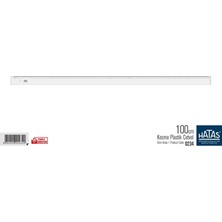 Hatas 100 cm Kesme Plastik Cetvel