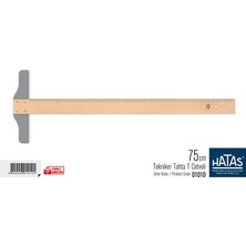 Hatas 75 cm Tekniker Tahta T Cetveli