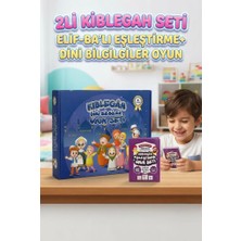 Farbu Oyuncak 2'li Kiblegâh Seti: Dini Bilgiler Aile Oyunu ve 60 Parça Elif Ba Eşleştirme Eğitici Oyun Seti