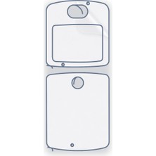 Schitec Motorola Moto Razr Uyumlu Arka Yüzey Hidrojel Koruyucu Film