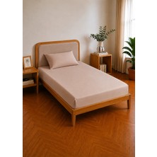 Bella Maison %100 Pamuk Saten Supreme Basic Tek Kişilik Lastikli Çarşaf Vizon (100X200X35 Cm)