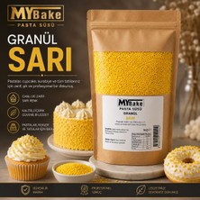 My Bake Mybake Sarı Granül Pasta Süsü 1 kg | Pasta, Cupcake, Kurabiye ve Tatlı Süsleme Şekeri