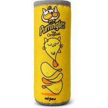 Miyav Purringles Catnipli Tekmeleme Kedi Oyuncağı Peluş Cips Sarı