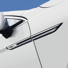 Carlone Volkswagen Passat R-Line 4parça Siyah Çamurluk Arması Venti -Metal ve Nikelaj Kaplamalı A+ Ürün