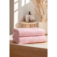 Teohomelinens Assos El  & Yüz Havlusu, 2'li Set, %100 Pamuk, 50X90 Cm, A.pembe