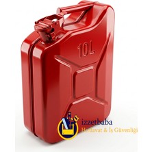 Gelg 10 Lt Metal Yakıt Bidonu Kırmızı