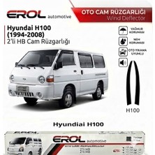 Erol Otomotiv Hyundai H100 (1994-2008) Uyumlu 2'li Cam Rüzgarlığı Takımı