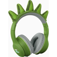 Kidywolf Kidyears Dino Çocuk Bluetooth ve Kablolu Kulaklık
