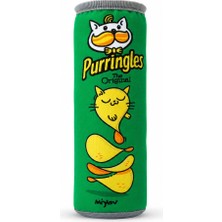 Miyav Purringles Catnipli Tekmeleme Kedi Oyuncağı Peluş Cips Yeşil