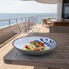 Happy Chef Selva Blu 3'lü Çukur Tabak Seti, Ø 23 cm - H.5 cm 540 Ml. , Thermoset Melamin