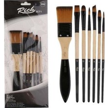 Rich Zemin Fırçalı Karma Set 7 Li No:1 01261