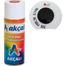 Akçalı Sprey Boya 400 ml 326 Parlak Siyah